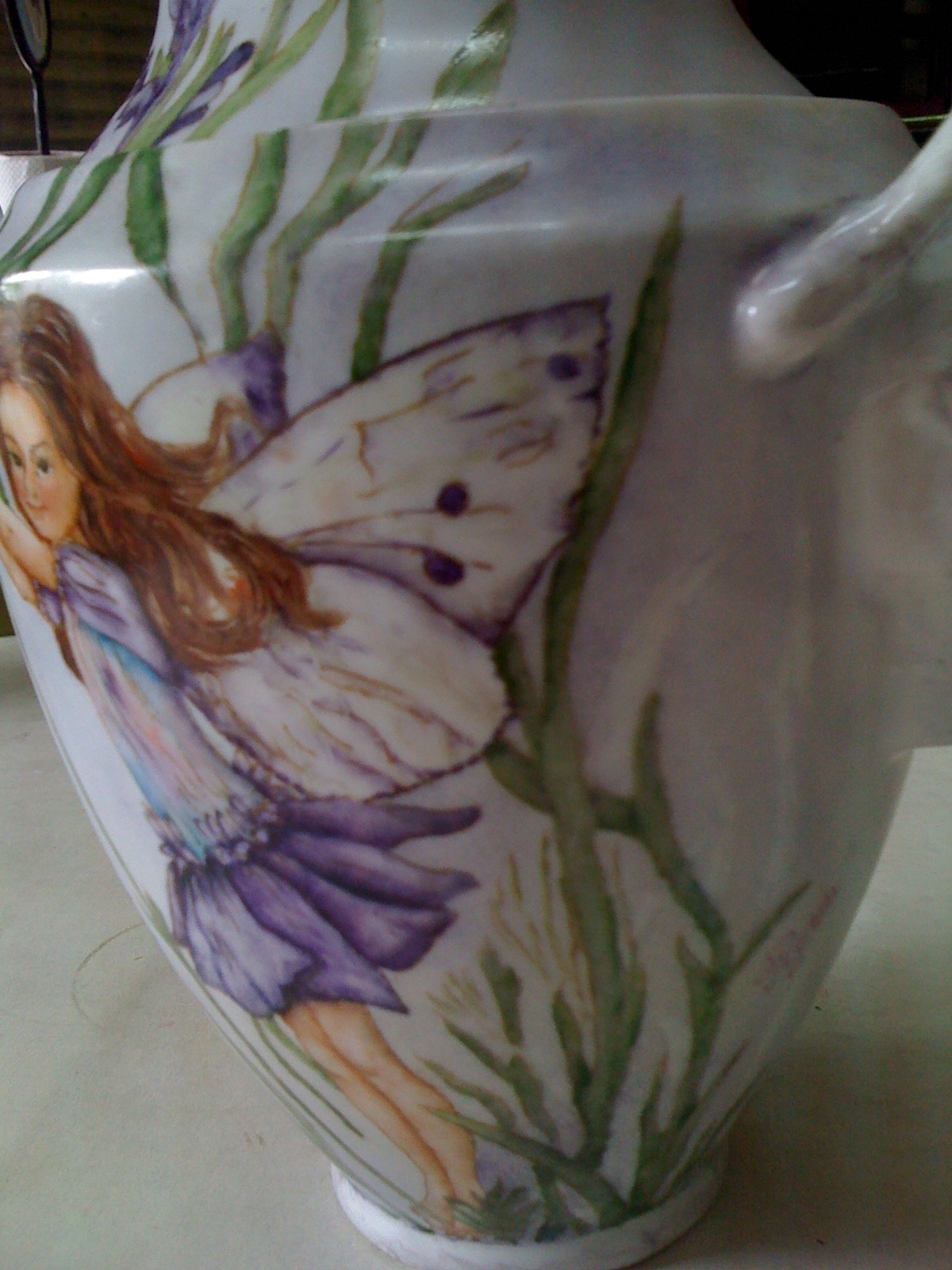 Flora Montevidoni- pintura en porcelana